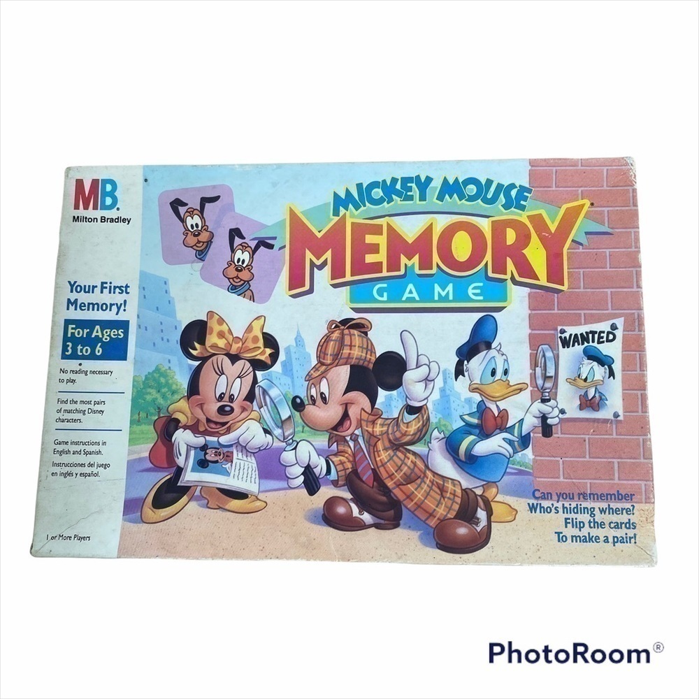 Vintage Memory Disney Game Mickey Mouse MB